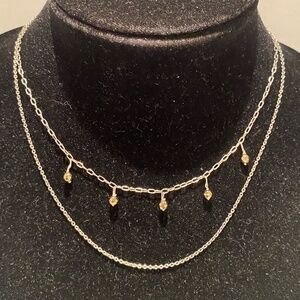 Sterling Silver & Brass Necklace